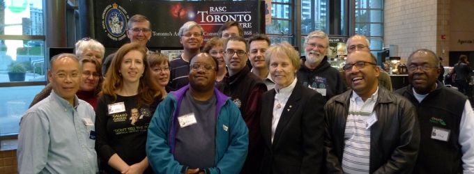 RASC members with astronaut Roberta Bondar