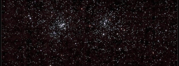 Double Cluster - NGC 884 and NGC 869 by Bill Longo