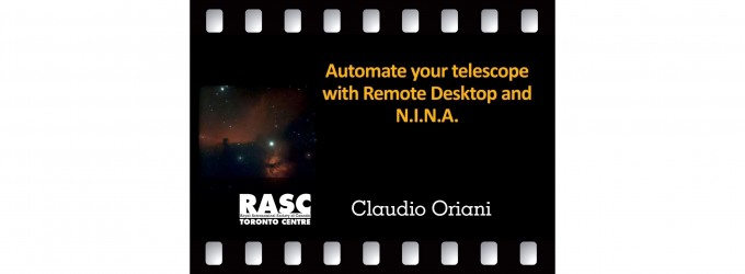 Automate your telescope with Remote Desktop and N.I.N.A.