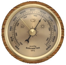 classic analog barometer